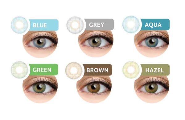 NewHue® colour contact lenses(Plano)